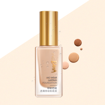 J9国际站备用印彩巴哈透薄持妆粉底液-柔雾型/柔润型